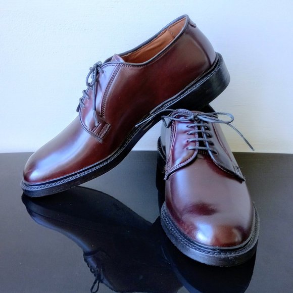 Allen Edmonds Men\'s Leeds Shell Cordovan Derby Dress Shoe Handcrafted in the USA main image 3